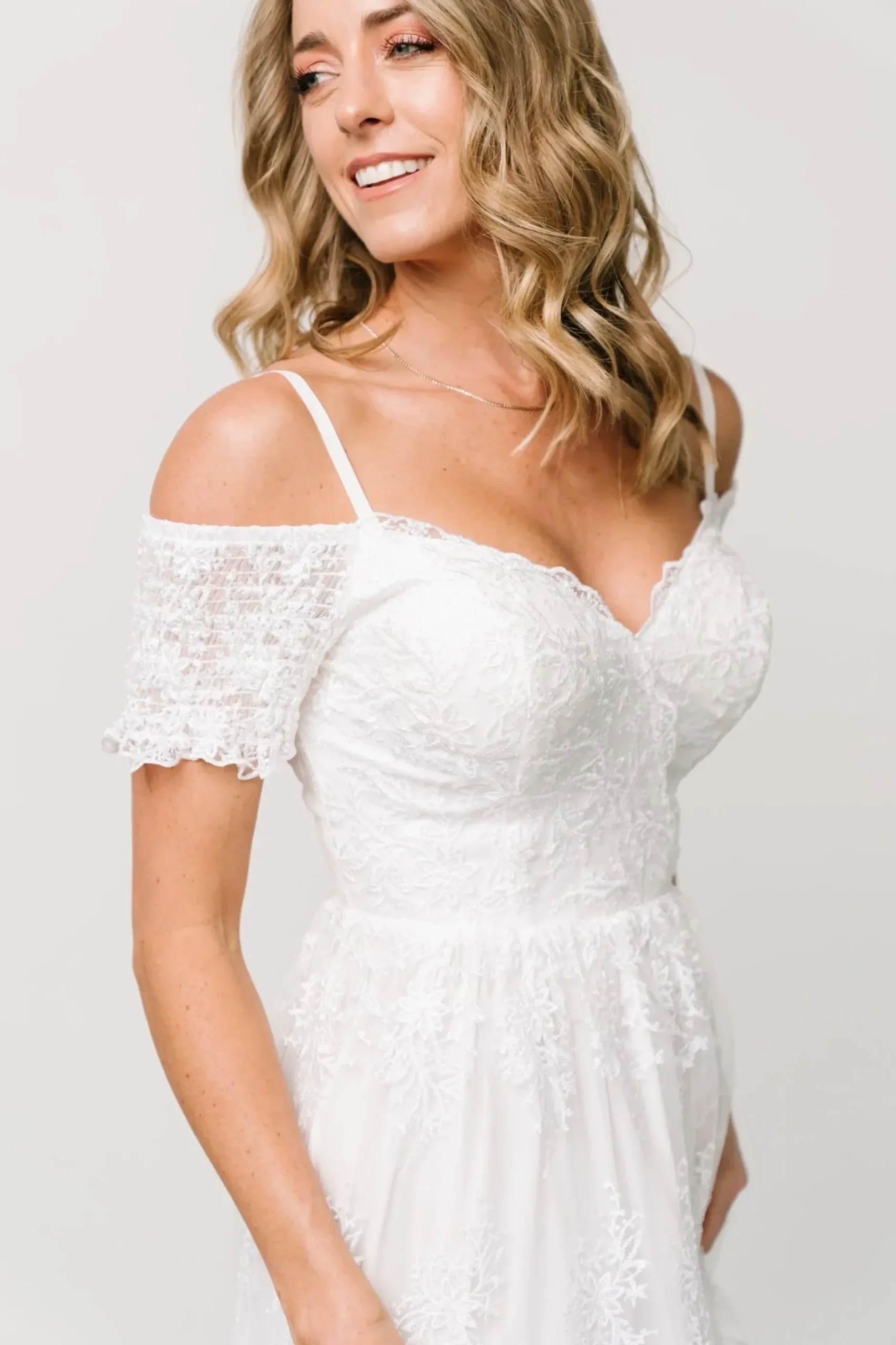 Baltic Born tulle styles|Esperanza Tulle Embroidered Maxi Dress | Off White