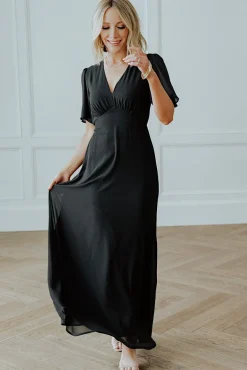 Baltic Born maxi dresses|WEDDING SUITE|Esti Maxi Dress | Black