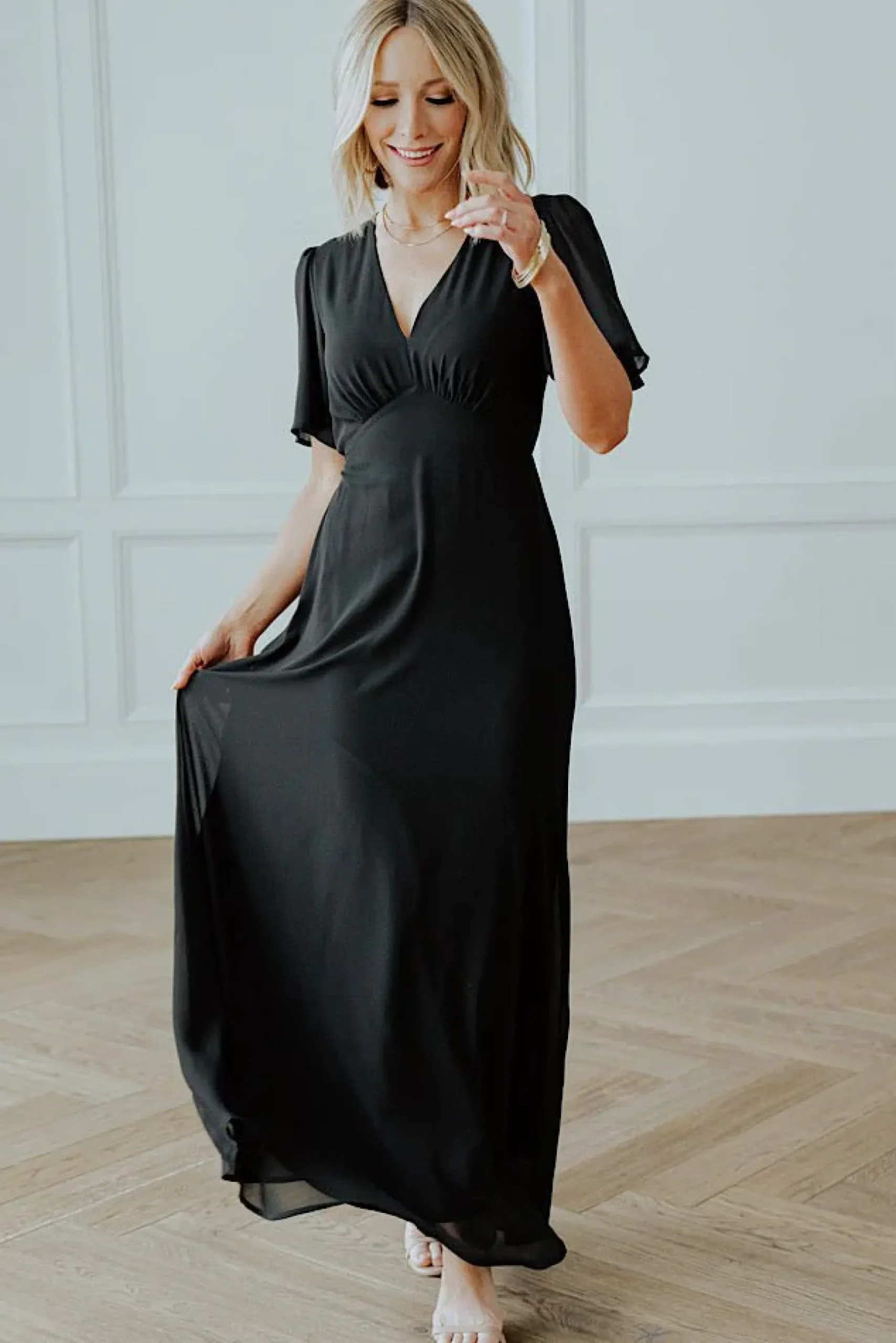 Baltic Born maxi dresses|WEDDING SUITE|Esti Maxi Dress | Black