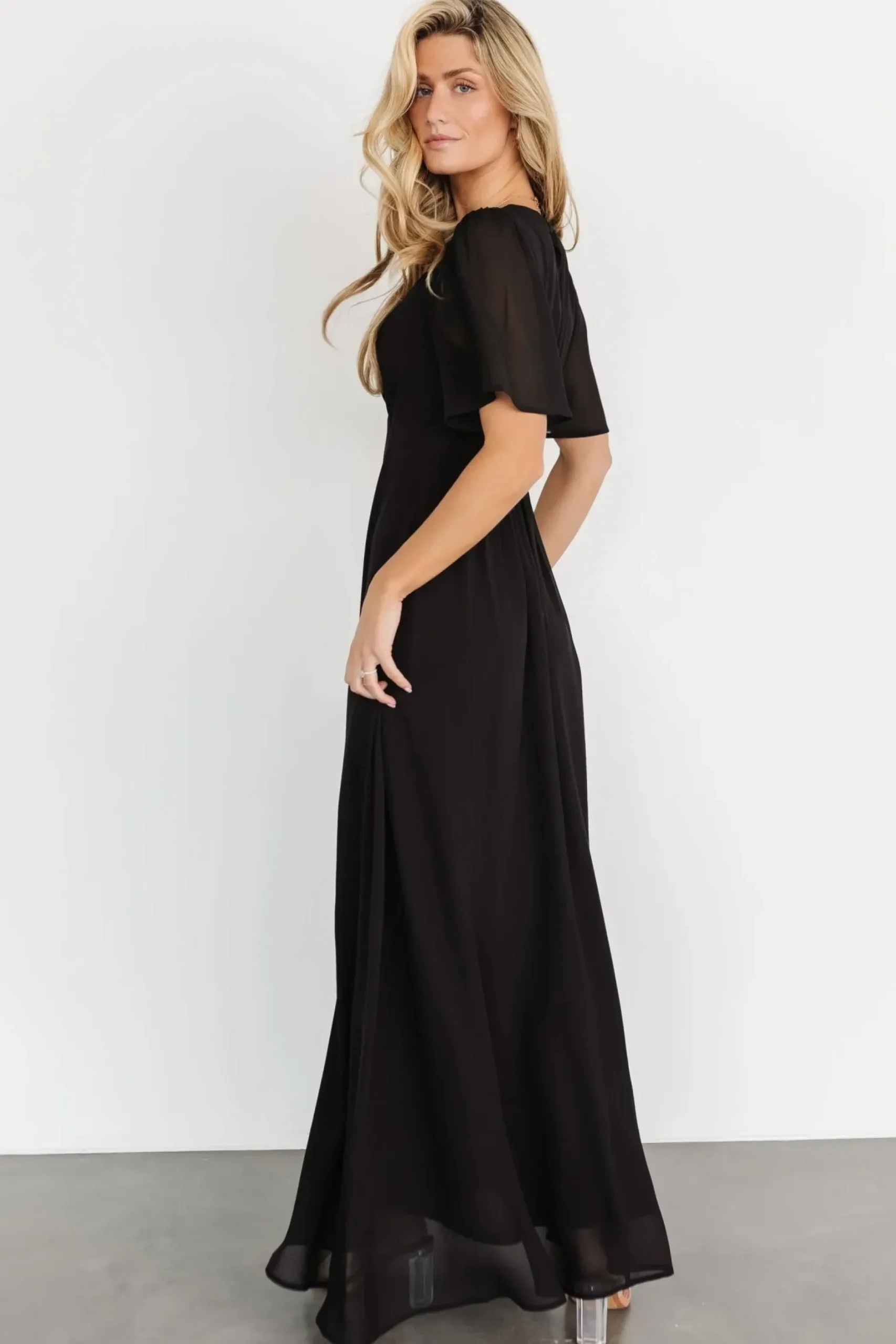 Baltic Born maxi dresses|WEDDING SUITE|Esti Maxi Dress | Black