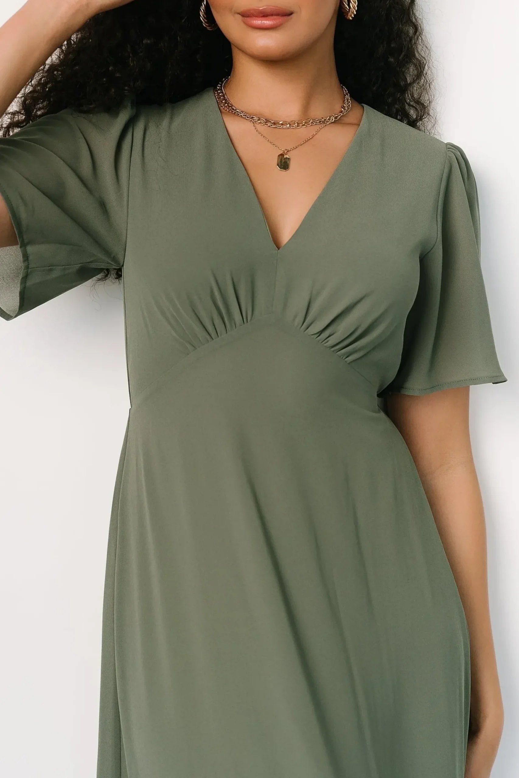 Baltic Born maxi dresses|WEDDING SUITE|Esti Maxi Dress | Dark Sage