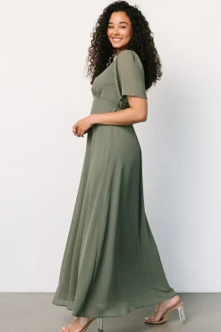 Baltic Born maxi dresses|WEDDING SUITE|Esti Maxi Dress | Dark Sage