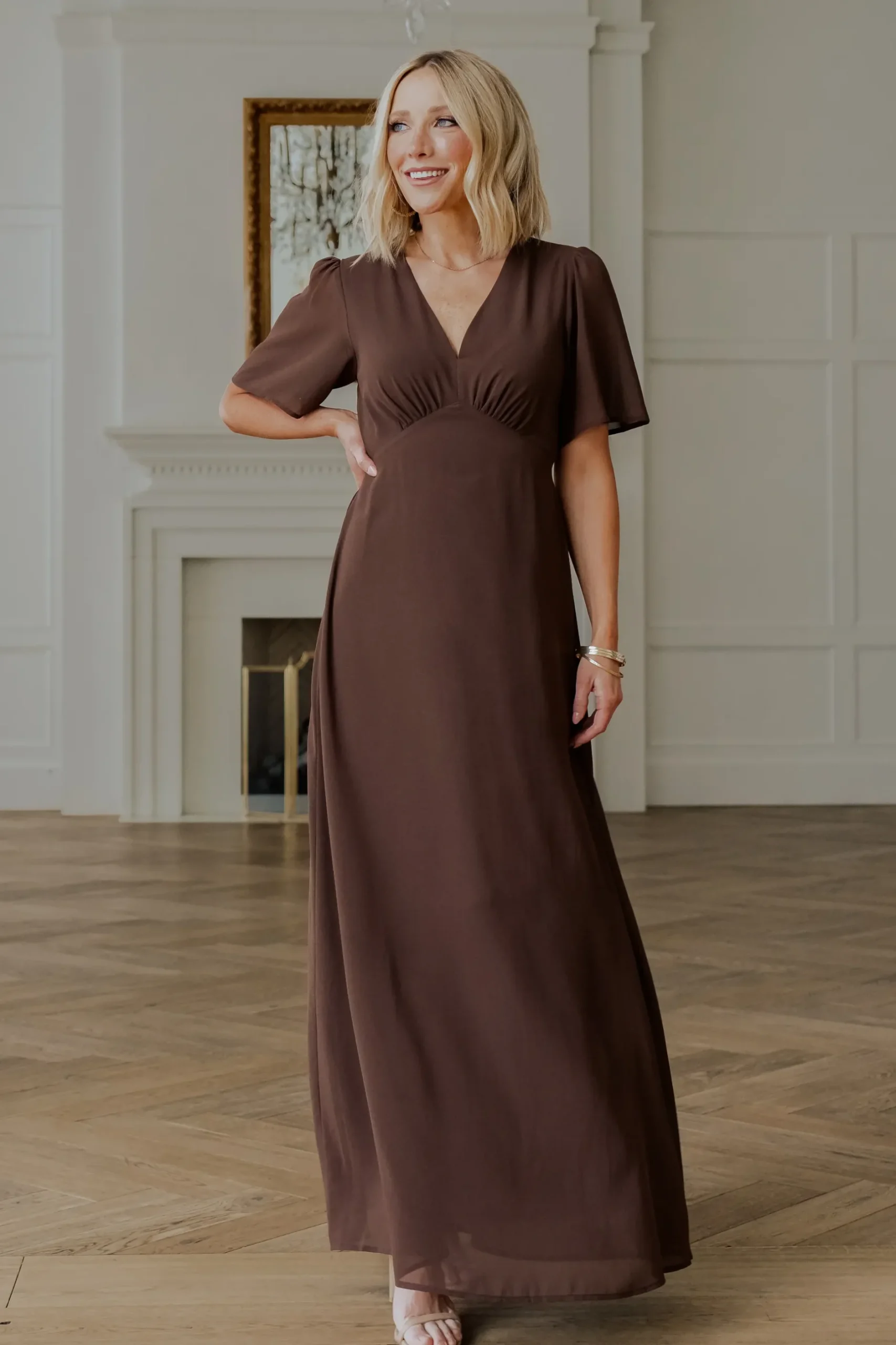 Baltic Born maxi dresses|WEDDING SUITE|Esti Maxi Dress | Espresso