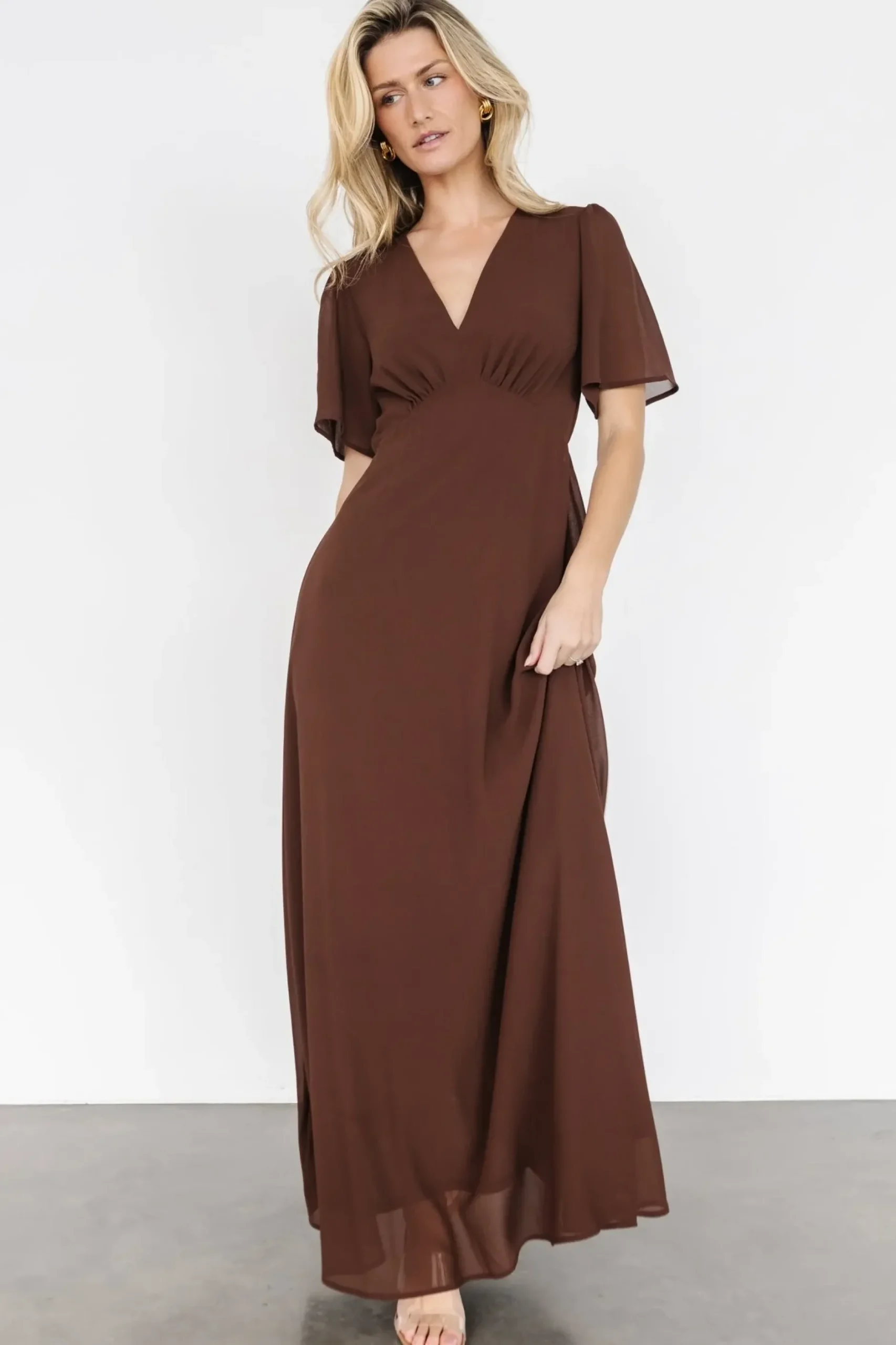 Baltic Born maxi dresses|WEDDING SUITE|Esti Maxi Dress | Espresso