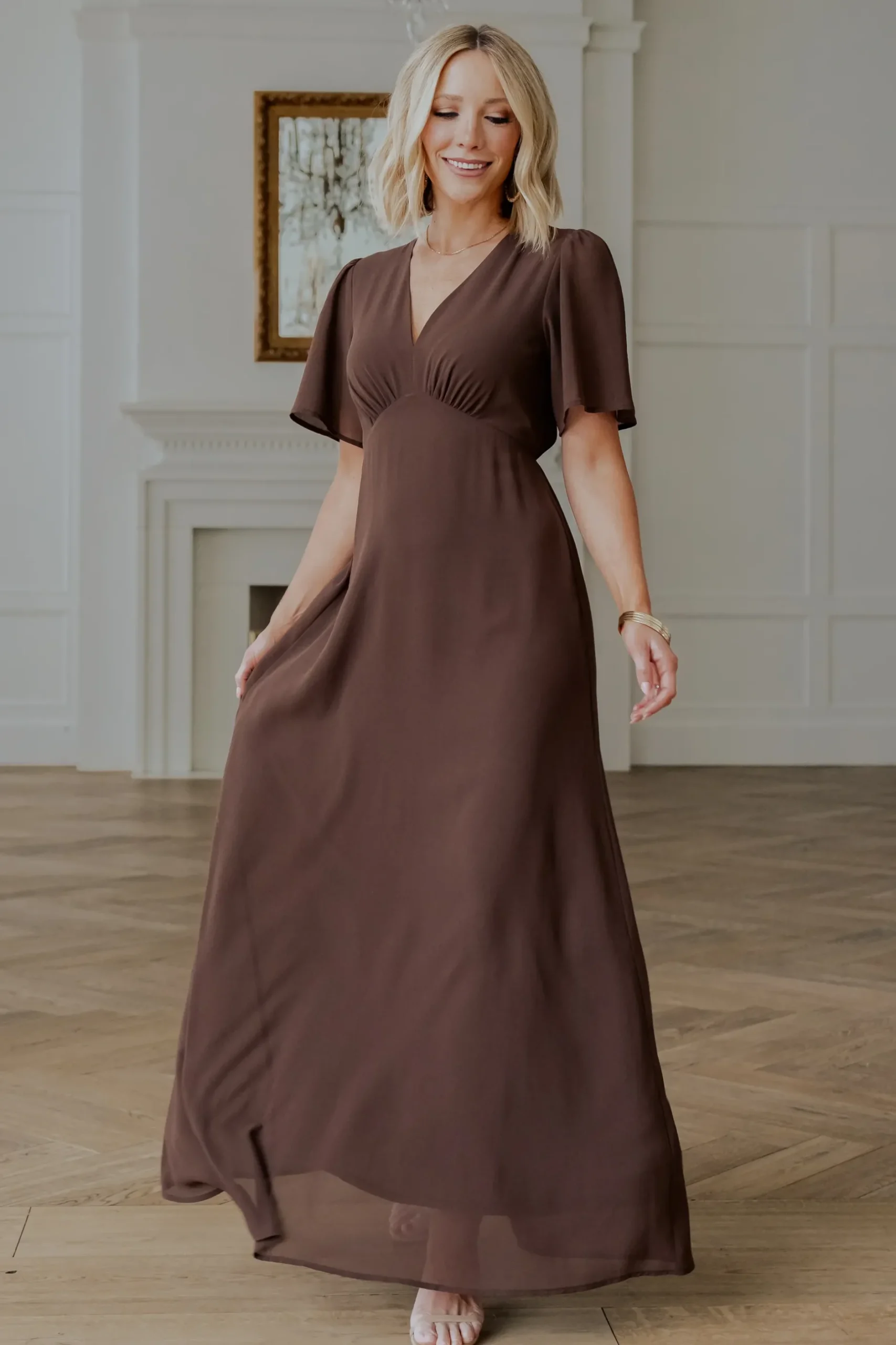 Baltic Born maxi dresses|WEDDING SUITE|Esti Maxi Dress | Espresso