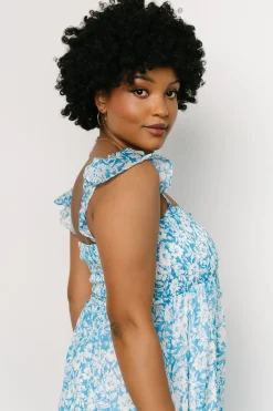 Baltic Born maxi dresses|Evanthe Maxi Dress | Blue + White Floral