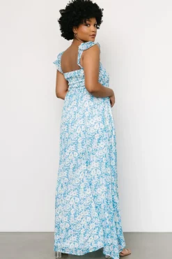 Baltic Born maxi dresses|Evanthe Maxi Dress | Blue + White Floral