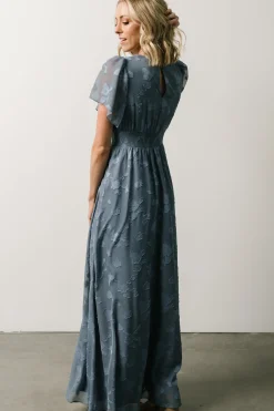 Baltic Born SALE|Evelyn Smocked Maxi Dress | Blue