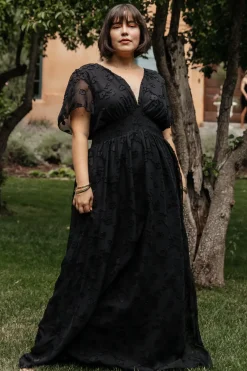 Baltic Born SALE|Evelyn Smocked Maxi Dress | Black