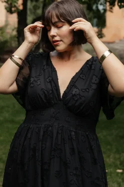 Baltic Born SALE|Evelyn Smocked Maxi Dress | Black