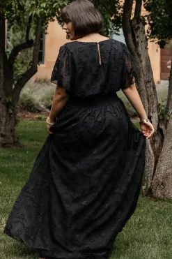 Baltic Born SALE|Evelyn Smocked Maxi Dress | Black