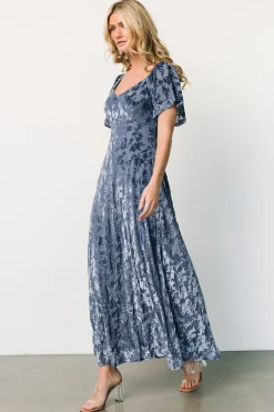 Baltic Born maxi dresses|WEDDING SUITE|Everley Velvet Maxi Dress | Whisper Blue