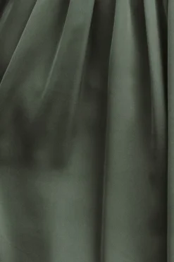 Baltic Born fabric swatches|Fabric Swatch - Sicily Satin | Dusty Green