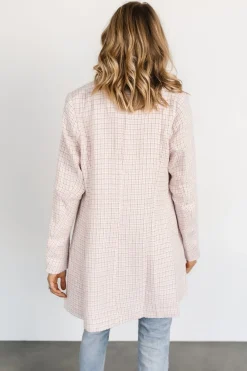 Baltic Born outerwear|EXTENDED SIZING|Fanny Plaid Jacket | Pink