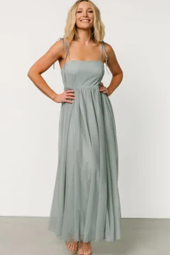 Baltic Born tulle styles|Fiona Tulle Maxi Dress | Eucalyptus