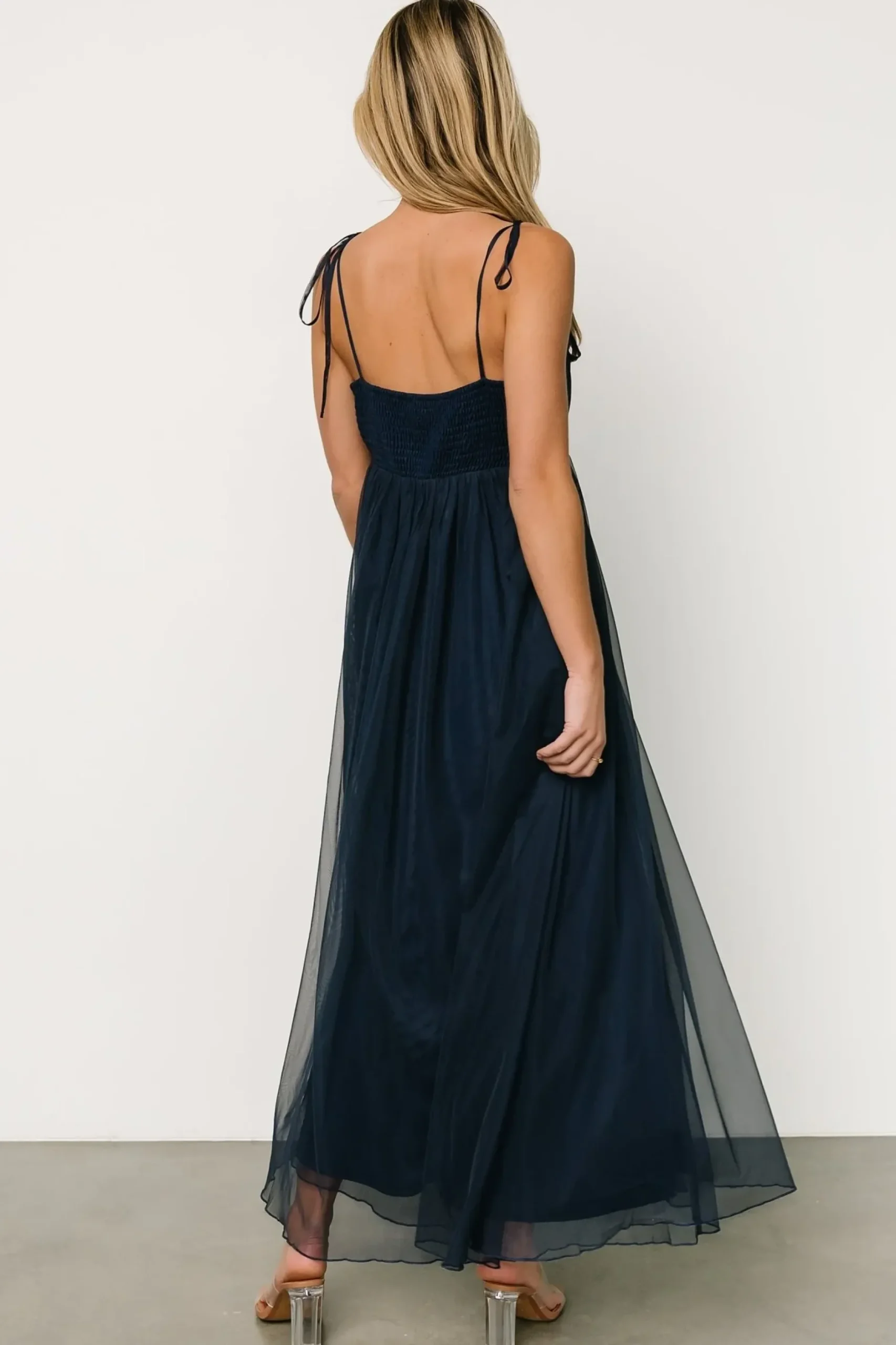 Baltic Born tulle styles|Fiona Tulle Maxi Dress | Midnight Blue