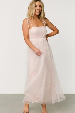 Baltic Born tulle styles|Fiona Tulle Maxi Dress | Pale Blush