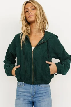 Baltic Born outerwear|Frankie Zip Jacket | Dark Green