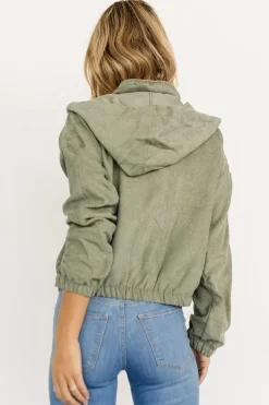 Baltic Born outerwear|Frankie Zip Jacket | Dusty Olive