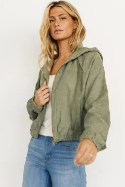 Baltic Born outerwear|Frankie Zip Jacket | Dusty Olive