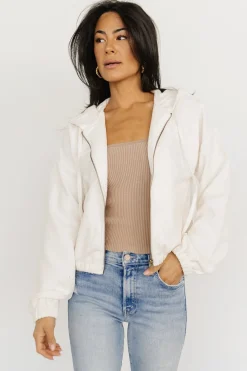 Baltic Born outerwear|Frankie Zip Jacket | Ivory