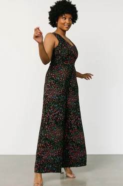 Baltic Born JUMPSUITS + ROMPERS|Frazier Jumpsuit | Black Multi Floral