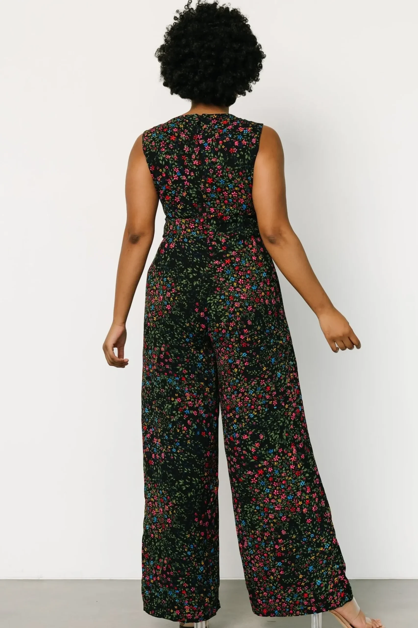 Baltic Born JUMPSUITS + ROMPERS|Frazier Jumpsuit | Black Multi Floral
