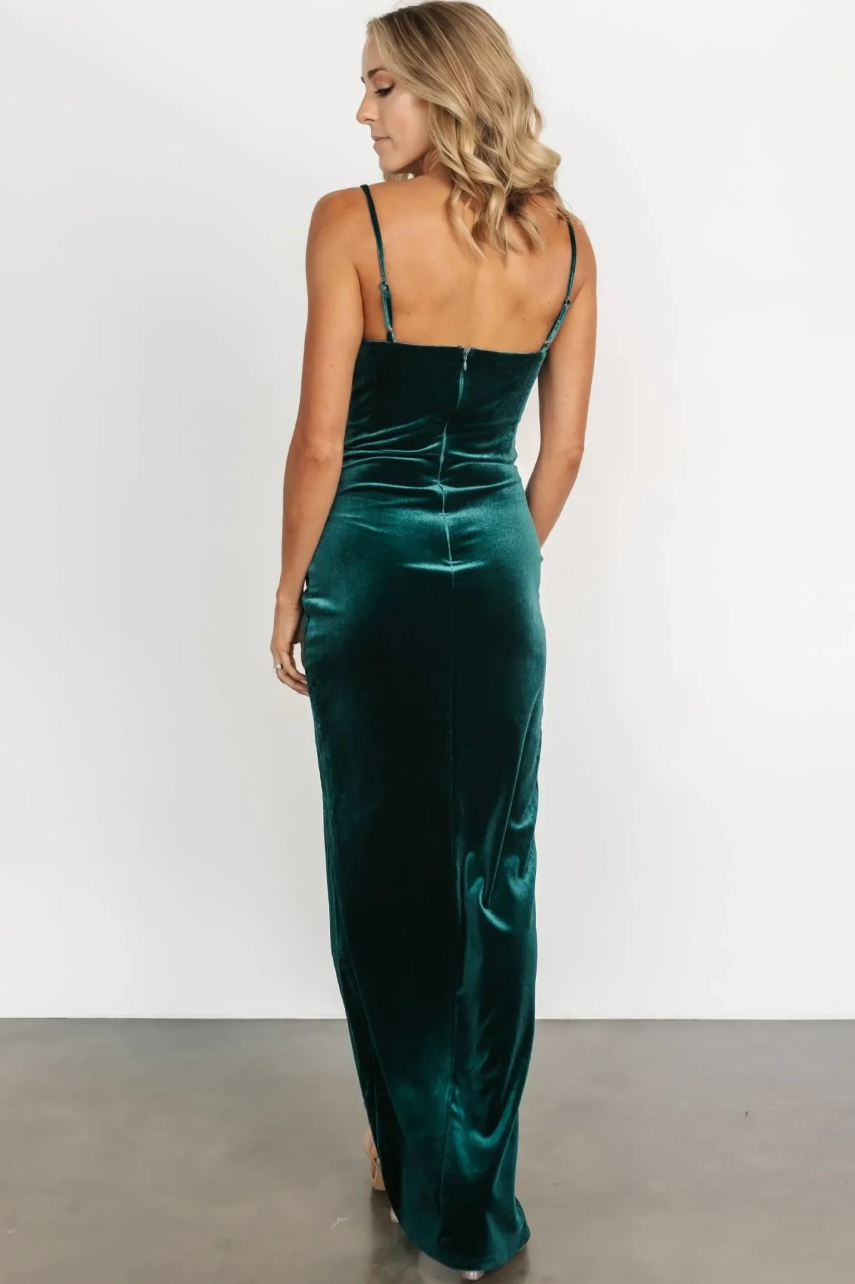 Baltic Born WEDDING SUITE|wedding guest|Gaia Velvet Gown | Emerald