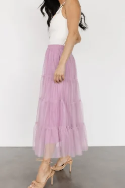 Baltic Born midi dresses|BOTTOMS|Galena Tulle Skirt | Dusty Orchid