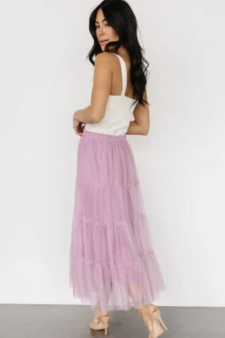 Baltic Born midi dresses|BOTTOMS|Galena Tulle Skirt | Dusty Orchid