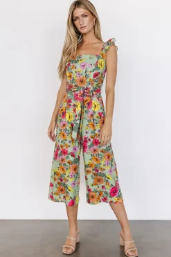 Baltic Born JUMPSUITS + ROMPERS|Gemma Jumpsuit | Sage Multi