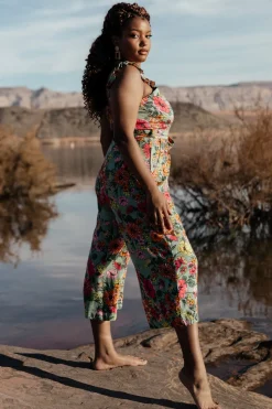 Baltic Born JUMPSUITS + ROMPERS|Gemma Jumpsuit | Sage Multi