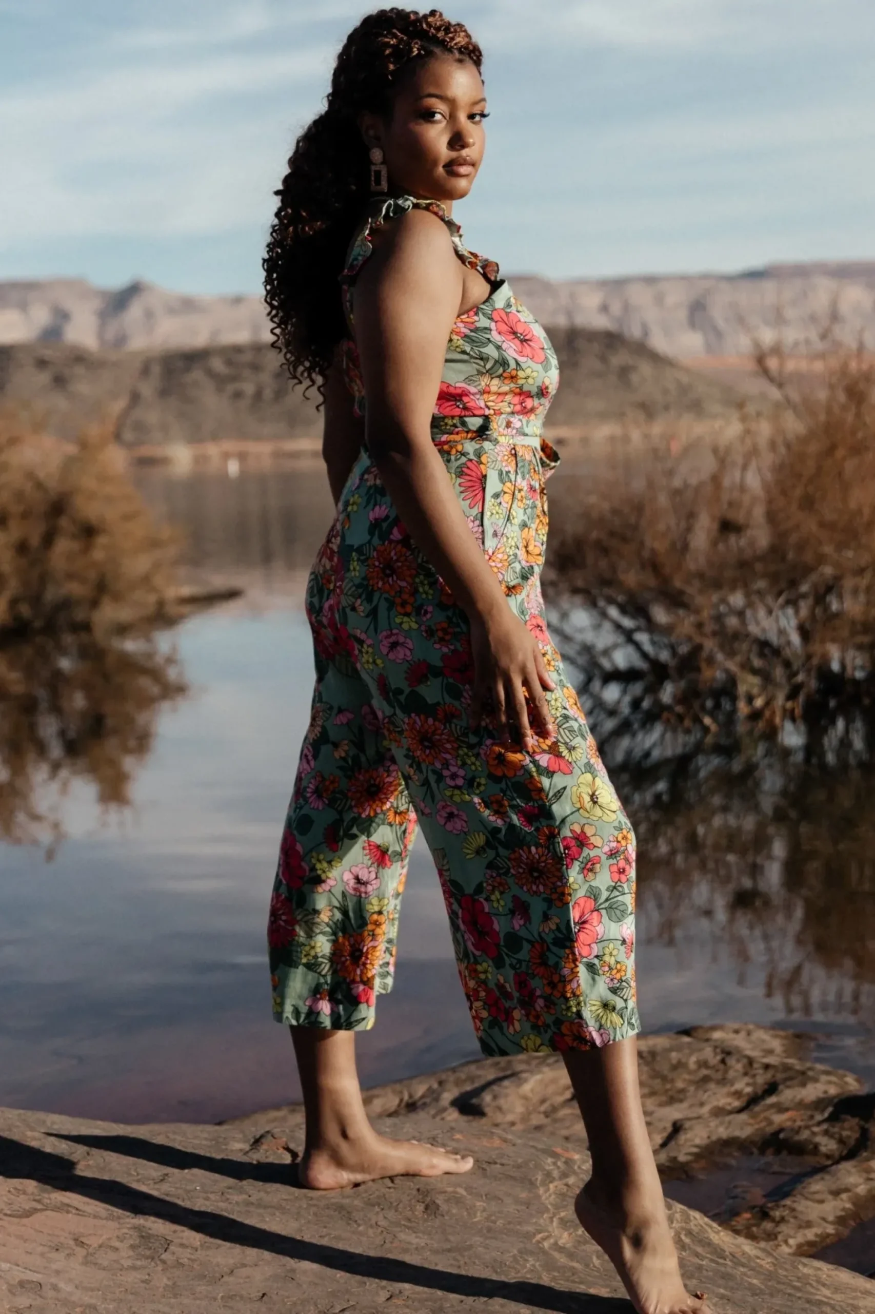 Baltic Born JUMPSUITS + ROMPERS|Gemma Jumpsuit | Sage Multi