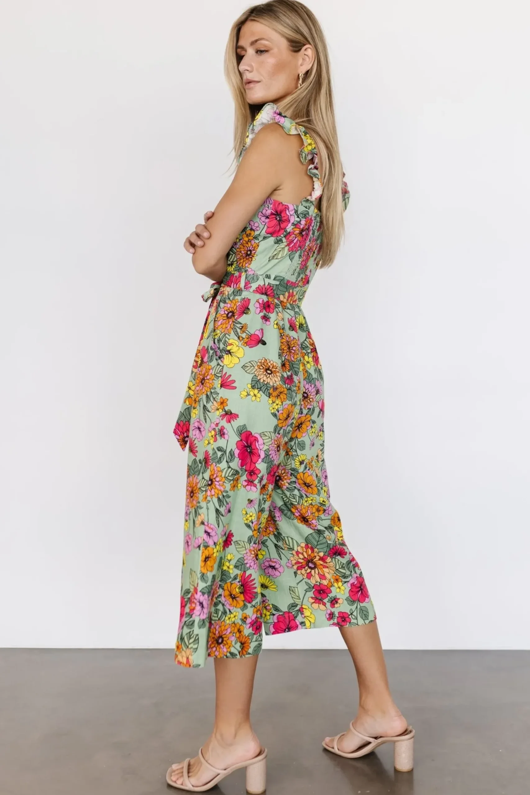 Baltic Born JUMPSUITS + ROMPERS|Gemma Jumpsuit | Sage Multi