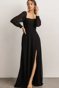 Baltic Born maxi dresses|WEDDING SUITE|Giselle Maxi Dress | Black