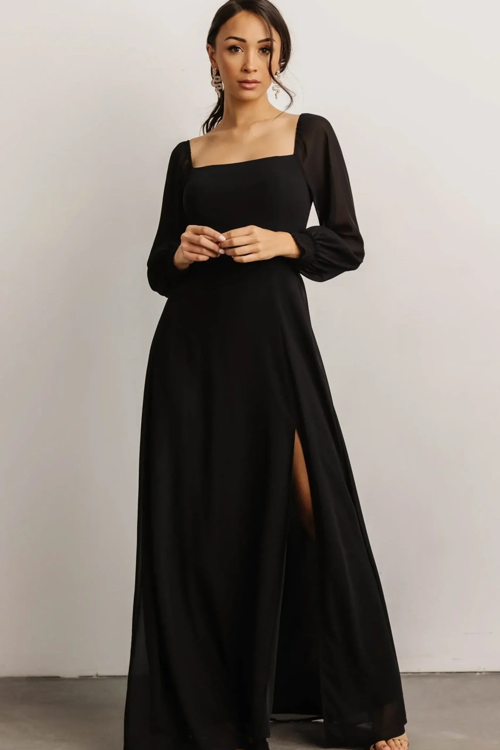 Baltic Born maxi dresses|WEDDING SUITE|Giselle Maxi Dress | Black