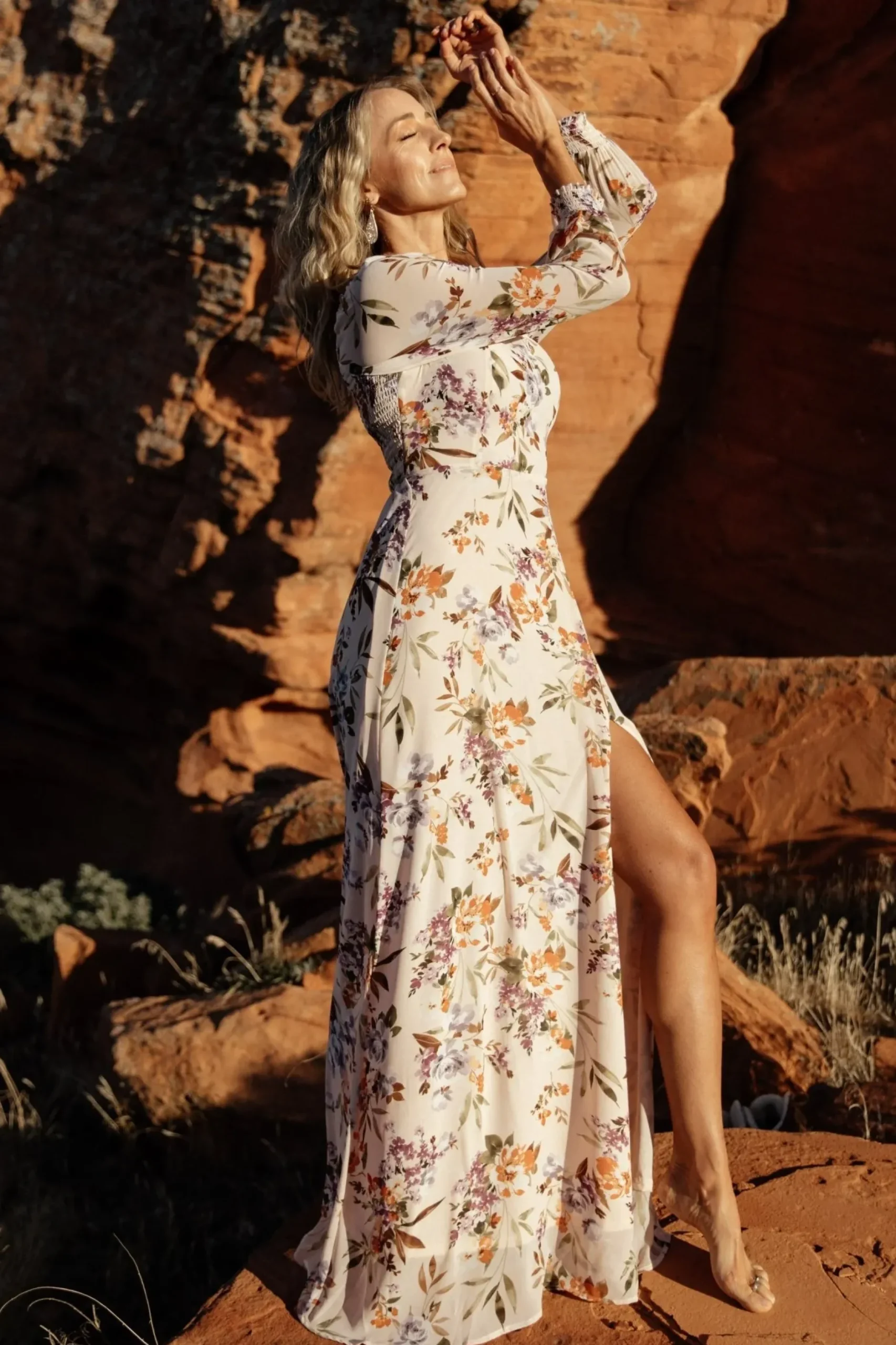 Baltic Born maxi dresses|WEDDING SUITE|Giselle Maxi Dress | Blush Multi Floral