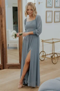 Baltic Born maxi dresses|WEDDING SUITE|Giselle Maxi Dress | Dusty Blue