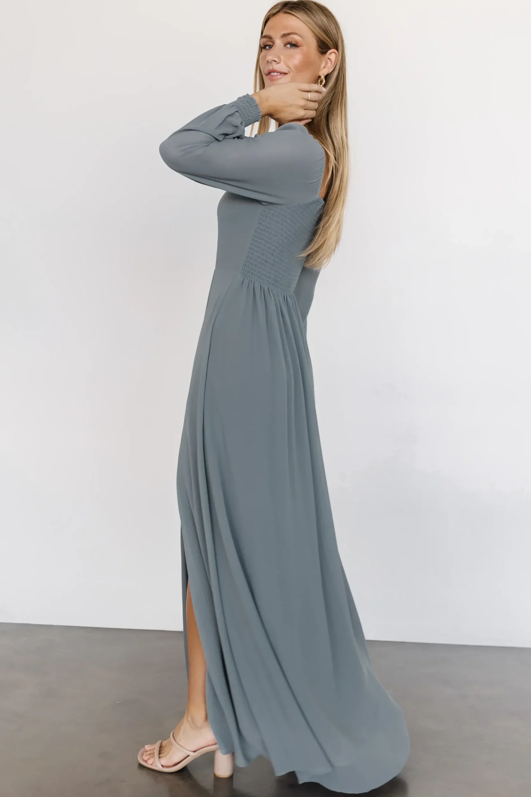 Baltic Born maxi dresses|WEDDING SUITE|Giselle Maxi Dress | Dusty Blue