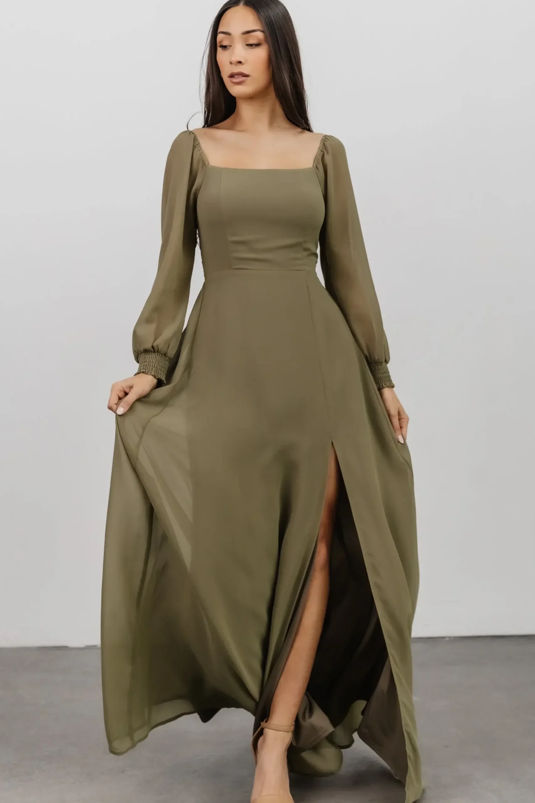 Baltic Born maxi dresses|WEDDING SUITE|Giselle Maxi Dress | Dusty Olive