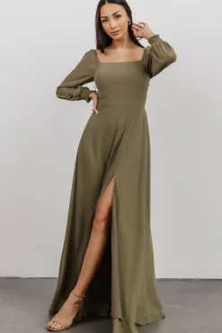 Baltic Born maxi dresses|WEDDING SUITE|Giselle Maxi Dress | Dusty Olive