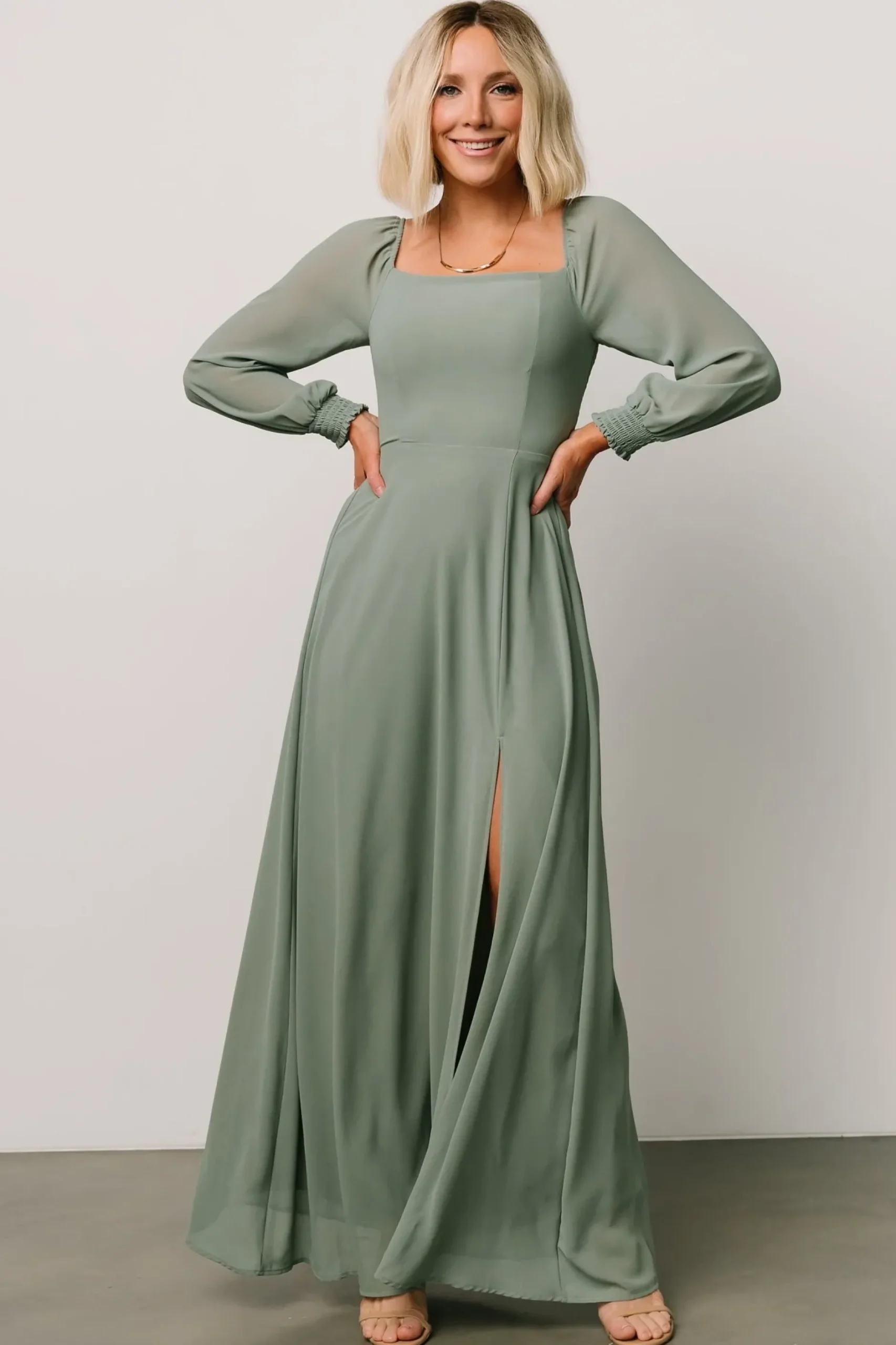 Baltic Born maxi dresses|WEDDING SUITE|Giselle Maxi Dress | Eucalyptus