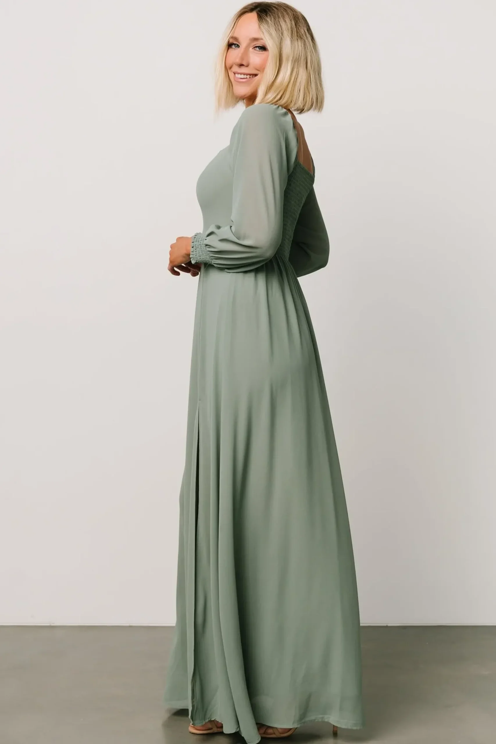 Baltic Born maxi dresses|WEDDING SUITE|Giselle Maxi Dress | Eucalyptus