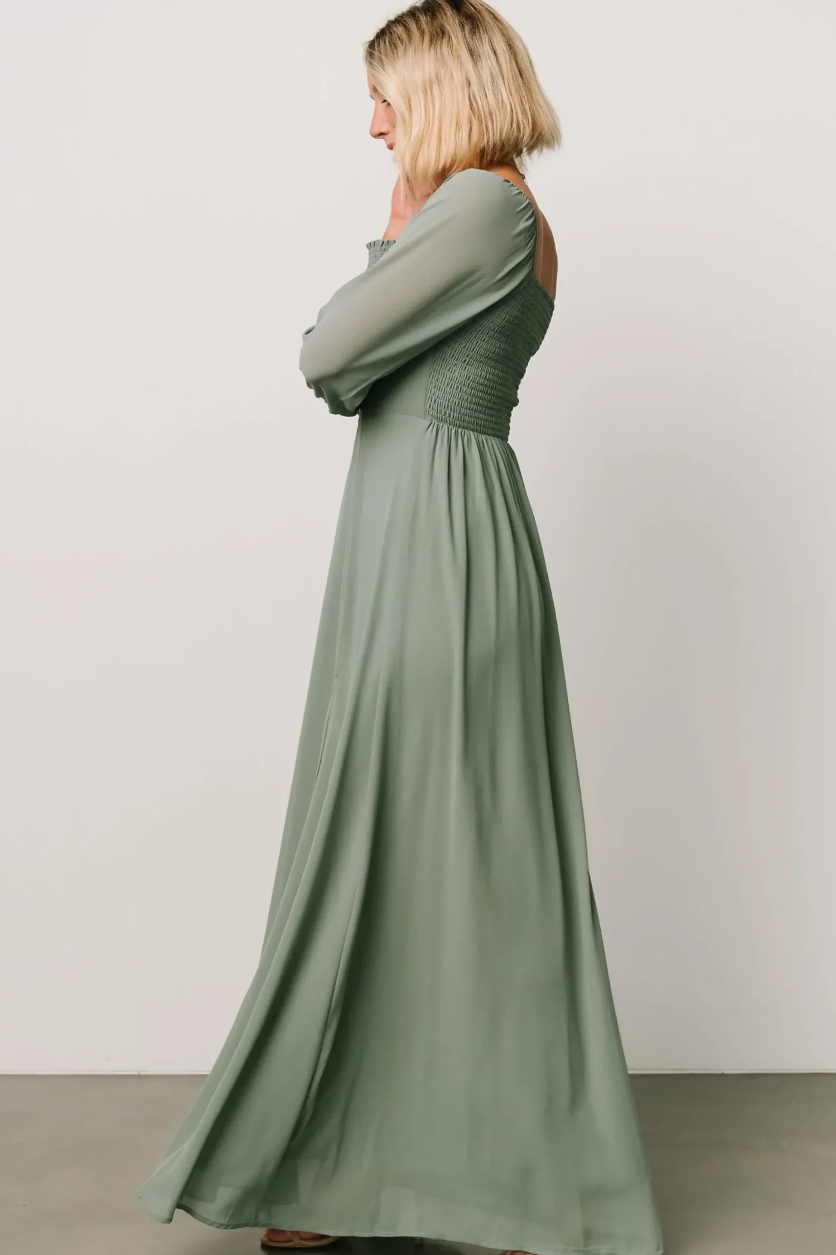 Baltic Born maxi dresses|WEDDING SUITE|Giselle Maxi Dress | Eucalyptus