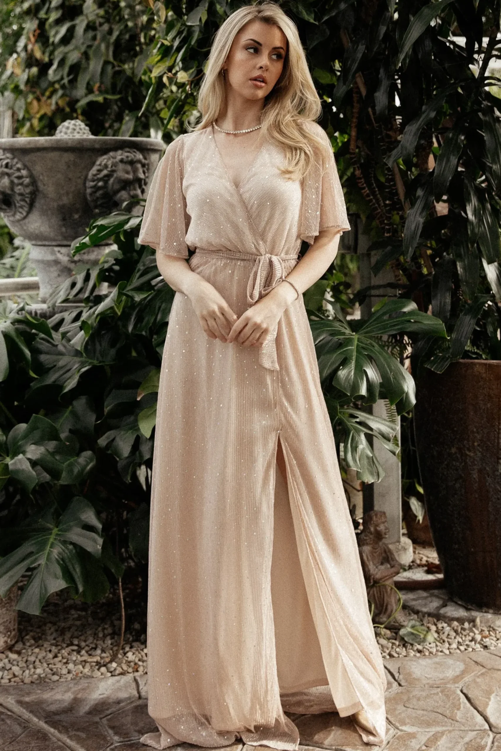 Baltic Born SALE|Grace Sparkle Gown | Champagne
