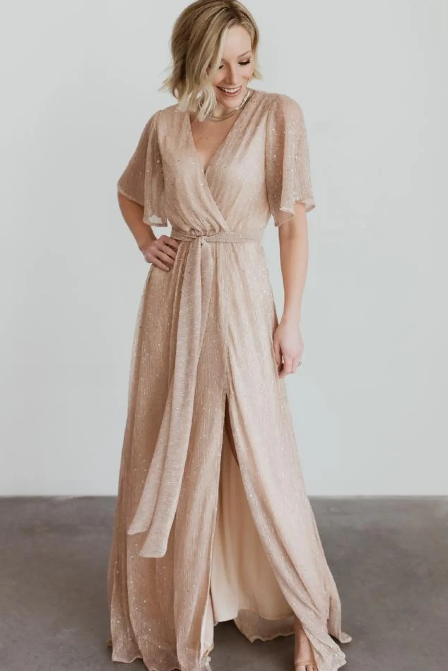 Baltic Born SALE|Grace Sparkle Gown | Champagne