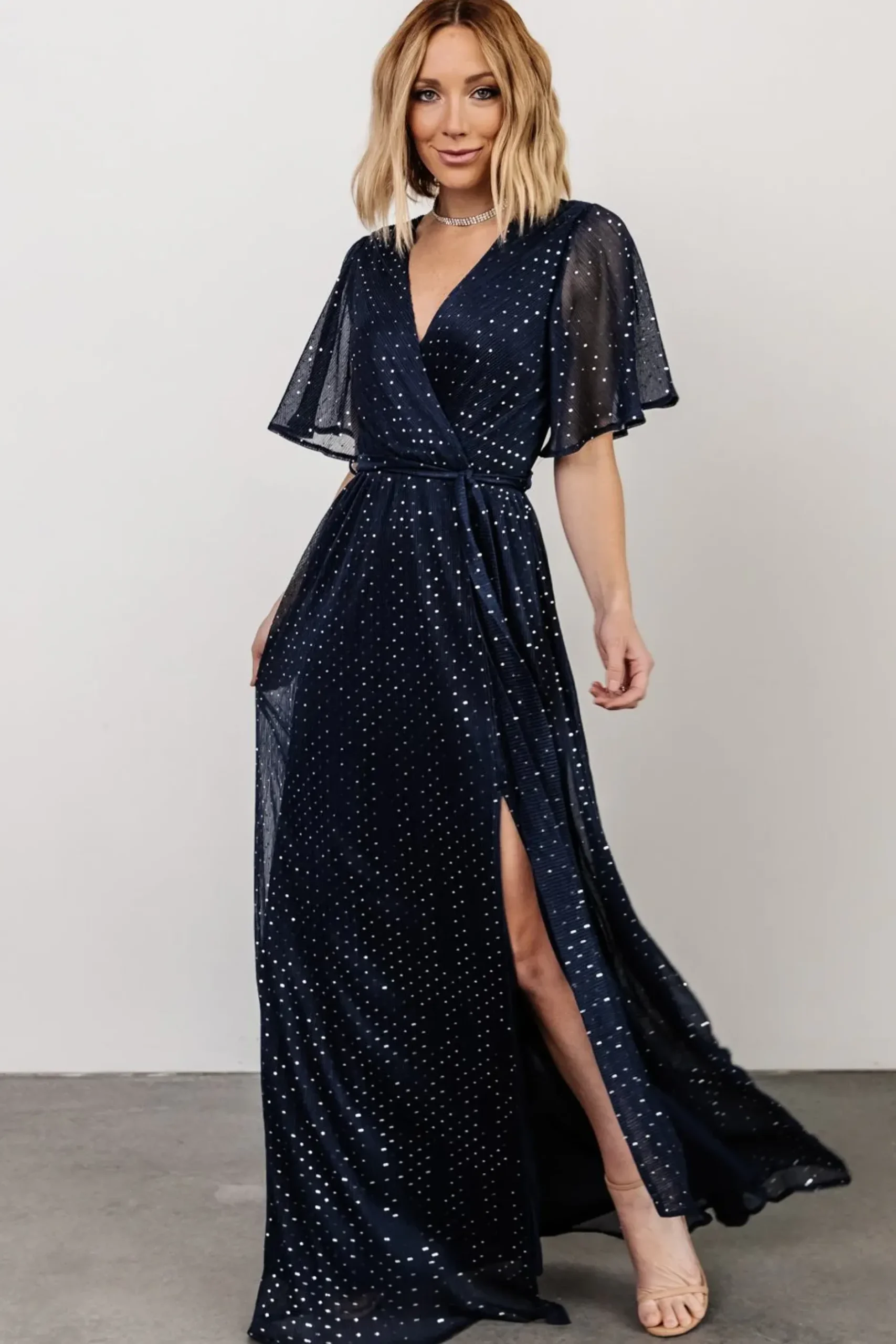 Baltic Born SALE|Grace Sparkle Gown | Navy