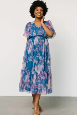 Baltic Born tulle styles|Gracie Tulle Dress | Blue + Pink Floral
