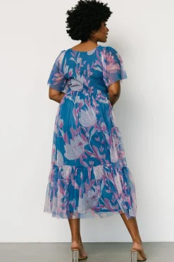 Baltic Born tulle styles|Gracie Tulle Dress | Blue + Pink Floral