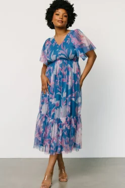 Baltic Born tulle styles|Gracie Tulle Dress | Blue + Pink Floral